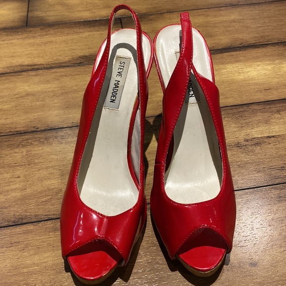 Steve Madden Red Heels - Picture 2 of 5
